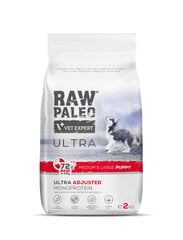 Raw Paleo Vet Expert Ultra Beef Medium&Larгe Puppy, 2кг цена и информация |  Сухой корм для собак | pigu.lt