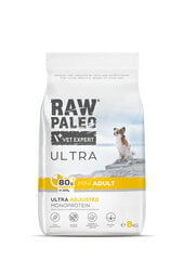 Raw Paleo Vet Expert Ultra Turkey Mini Adult,  8kg kaina ir informacija | Sausas maistas šunims | pigu.lt