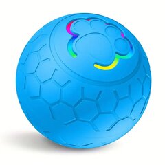 Įkraunamas išmanusis kamuoliukas augintiniui, mėlynas, 5,6cm kaina ir informacija | Žaislai šunims | pigu.lt