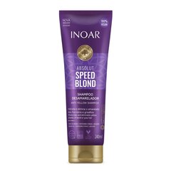 INOAR Speed Blond Shampoo - šampūnas šviesiems plaukams 240 ml цена и информация | Шампуни | pigu.lt