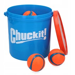 Chuckit! Bucket Ultra Ball 8 kamuoliukų rinkinys su šunų plovimo kibiru 8 vnt. kaina ir informacija | Žaislai šunims | pigu.lt