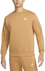 Nike Свитер для мужчин M Nsw Club Crw BB Fleece Brown BV2662 224 BV2662 224/S цена и информация | Мужские толстовки | pigu.lt