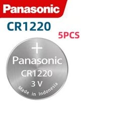 Panasonic CR1220 elementai, 5 vnt kaina ir informacija | Elementai | pigu.lt