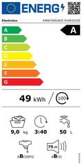 Electrolux EW6F3492ACE kaina ir informacija | Skalbimo mašinos | pigu.lt