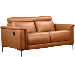 Sofa-reglaineris Notio Living Lund, ruda kaina ir informacija | Sofos | pigu.lt