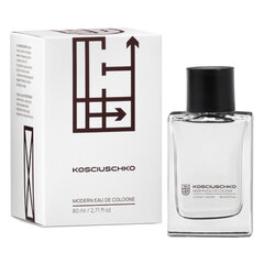 KOSCIUSCHKO Modern Eau de Cologne Kvepalai, 80 ml kaina ir informacija | Parfumuota kosmetika vyrams | pigu.lt