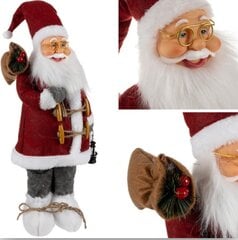 Kalėdų Senelis - Kalėdų figūrėlė 45cm Ruhhy 22352 kaina ir informacija | Kalėdinės dekoracijos | pigu.lt