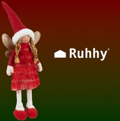 Fėja – raudona kalėdinė figūrėlė Ruhhy 22346 kaina ir informacija | Kalėdinės dekoracijos | pigu.lt