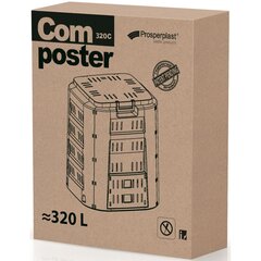 Sodo Komposteris "Compogreen", 320 L, "Prosperplast" kaina ir informacija | Sodo įrankiai | pigu.lt