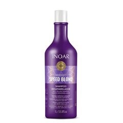 INOAR Speed Blond Shampoo - šampūnas šviesiems plaukams 1000ml цена и информация | Шампуни | pigu.lt