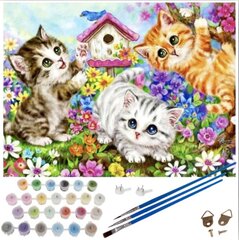 Tapyba pagal skaičius 40x50cm - Maaleo cats 22781 kaina ir informacija | Piešimo, tapybos, lipdymo reikmenys | pigu.lt