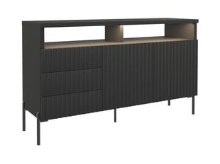 Komodos Zenith FURNLUX EXCLUSIVE, 150x45x89, juodas kaina ir informacija | Komodos | pigu.lt