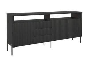 Komodos Zenith FURNLUX EXCLUSIVE, 200x45x89, juodas kaina ir informacija | Komodos | pigu.lt