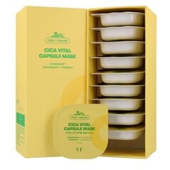 VT COSMETICS - Cica Vital Capsule Mask, 10 vnt - šviečiančių kaukių rinkinys kapsulėse цена и информация | Маски для лица, патчи для глаз | pigu.lt