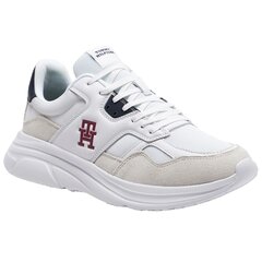 Tommy Hilfiger Modern Runner vyriški sportiniai bateliai FM0FM04937 Ybs white 41 dydis kaina ir informacija | Vyriški batai | pigu.lt