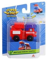 Super Wings Mini komandos transporto priemonės Sparky transporto priemonė 5cm kaina ir informacija | Žaidėjų atributika | pigu.lt