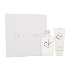 Kosmetikos rinkinys Calvin Klein CK One EDT vyrams/moterims: tualetinis vanduo 100 ml + dušo gelis 100 ml цена и информация | Женские духи | pigu.lt