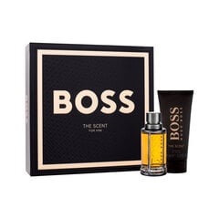 Kosmetikos rinkinys Hugo Boss Boss The Scent EDT vyrams: tualetinis vanduo 50 ml + dušo gelis 100 ml цена и информация | Мужские духи | pigu.lt