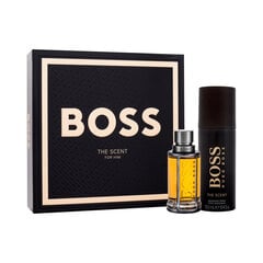 Kosmetikos rinkinys Hugo Boss Boss The Scent EDT vyrams: tualetinis vanduo 50 ml + dezodorantas 150 ml цена и информация | Мужские духи | pigu.lt