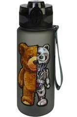 Gertuvė ROBO BEAR, CoolForSchool, 500ml, su užrakinamu dangteliu, juodos sp. tritano plastikas kaina ir informacija | Gertuvės | pigu.lt