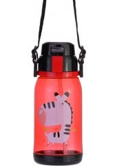 Gertuvė ZEBRA, CoolForSchool, 650ml, su užrakinamu dangteliu, permatomos raudonos sp. tritano plastikas kaina ir informacija | Gertuvės | pigu.lt