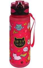 Gertuvė KITTY, CoolForSchool, 500ml, su užrakinamu dangteliu, rožinės sp. tritano plastikas kaina ir informacija | Gertuvės | pigu.lt