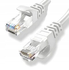 Kabelio eterneto kabelis u/utp 5e internetas rj45 / rj45 20 m baltos spalvos kaina ir informacija | Kabeliai ir laidai | pigu.lt