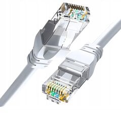 Kabelio eterneto kabelis u/utp 5e rj45 / rj45 10 m baltas internetas kaina ir informacija | Kabeliai ir laidai | pigu.lt