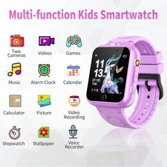 Yedasah Kids Purple kaina ir informacija | Išmanieji laikrodžiai (smartwatch) | pigu.lt