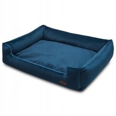 Mažas šuns gultas tamsiai mėlynas mini špicas jorkšyras HUGGY DOGGY S kaina ir informacija | Guoliai, pagalvėlės | pigu.lt