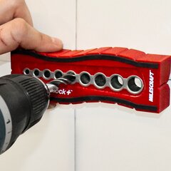 DrillBlockPlus gręžimo vadovas nuo 4 iki 12 mm Milescraft kaina ir informacija | Mechaniniai įrankiai | pigu.lt