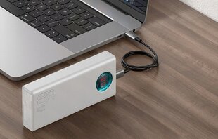 BASEUS Amblight 30000 mAh 65W Powerbank Balta kaina ir informacija | Atsarginiai maitinimo šaltiniai (power bank) | pigu.lt