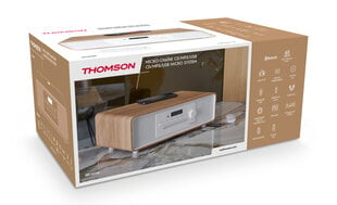 Thomson Micro Sound System BT Radio Fm/cd/mp3/usb 50w Balta цена и информация | Аудиоколонки | pigu.lt