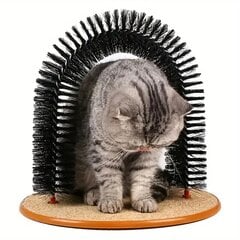 Masažiniai šepetėliai Tech Zone, 34x36x28.5 cm, rudas kaina ir informacija | Žaislai katėms | pigu.lt