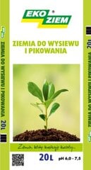 Pjovimo ir sėjimo žemė 20l - Ekožemė gruntas iš ekožemės kaina ir informacija | Gruntas, žemė, durpės, kompostas | pigu.lt