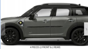 MINI COOPER 2011-2022 BLACK Šoninių durų skersiniai цена и информация | Автопринадлежности | pigu.lt