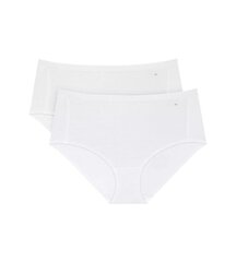 Классический 2 шт. комплект трусиков из модала SMART NATURAL MAXI EX 2P WHITE 10214889-0003-1 цена и информация | Трусики | pigu.lt