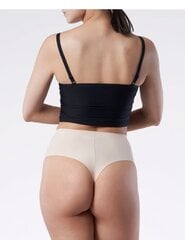 Besiūlės tanga kelnaitės aukštu juosmeniu SIMPLE STRING MAXI NUDE JUL_STRINGI_MAXI_NUDE_M kaina ir informacija | Moteriškos kojinės | pigu.lt