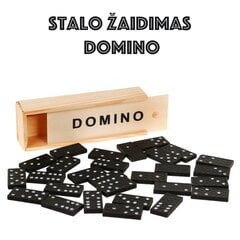 Medinis stalo žaidimas Domino, 1 vnt kaina ir informacija | Stalo žaidimai, galvosūkiai | pigu.lt