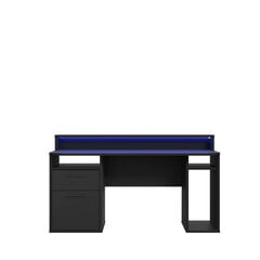 Prekė su pažeista pakuote.Kompiuterinių žaidimų stalas Forte Tezaur B213B3, juodas kaina ir informacija | Baldai su pažeista pakuote | pigu.lt