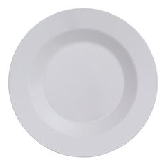 Небьющиеся тарелки White Plate 27cm, 12 шт. цена и информация | Посуда, тарелки, обеденные сервизы | pigu.lt