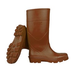 Wellingtons darbo batai, atsparūs alyvai, guminiai batai 13110F rudi 8519-P kaina ir informacija | Bateliai moterims | pigu.lt