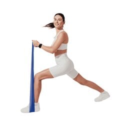 Латексная фитнес-лента MVS Band 150см, трудный цена и информация | Фитнес-резинки, гимнастические кольца | pigu.lt