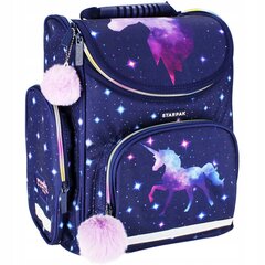 Mokyklinė kuprinė Starpak Unicorn Galaxy 492603 , mėlyna/violetinė kaina ir informacija | Kuprinės mokyklai, sportiniai maišeliai | pigu.lt