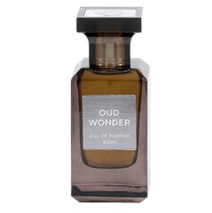 Парфюмированная вода Fragrance World Oud Wonder EDP для женщин/мужчин, 80 мл цена и информация | Женские духи | pigu.lt