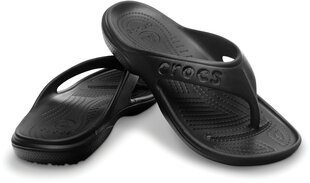 Crocs™ vyriškos šlepetės Baya Flip, juodos kaina ir informacija | Vyriškos šlepetės, basutės | pigu.lt