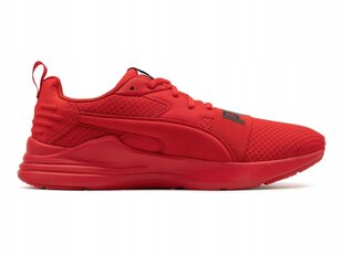 PUMA WIRED RUN PURE vyriški batai 389275-06 sportiniai šviesiai raudoni 42 kaina ir informacija | Vyriški batai | pigu.lt