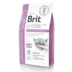 Brit Veterinary Ultra Hypoallergenic su vabzdžiais, 2 kg kaina ir informacija | Sausas maistas katėms | pigu.lt