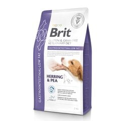 Brit Veterinary Diets Gastrointestinal Low Fat, 2 kg kaina ir informacija | Sausas maistas šunims | pigu.lt