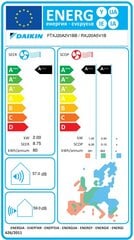 Sieninis šilumos siurblys Daikin Emura FTXJ20AB/RXJ20A цена и информация | Кондиционеры, рекуператоры | pigu.lt